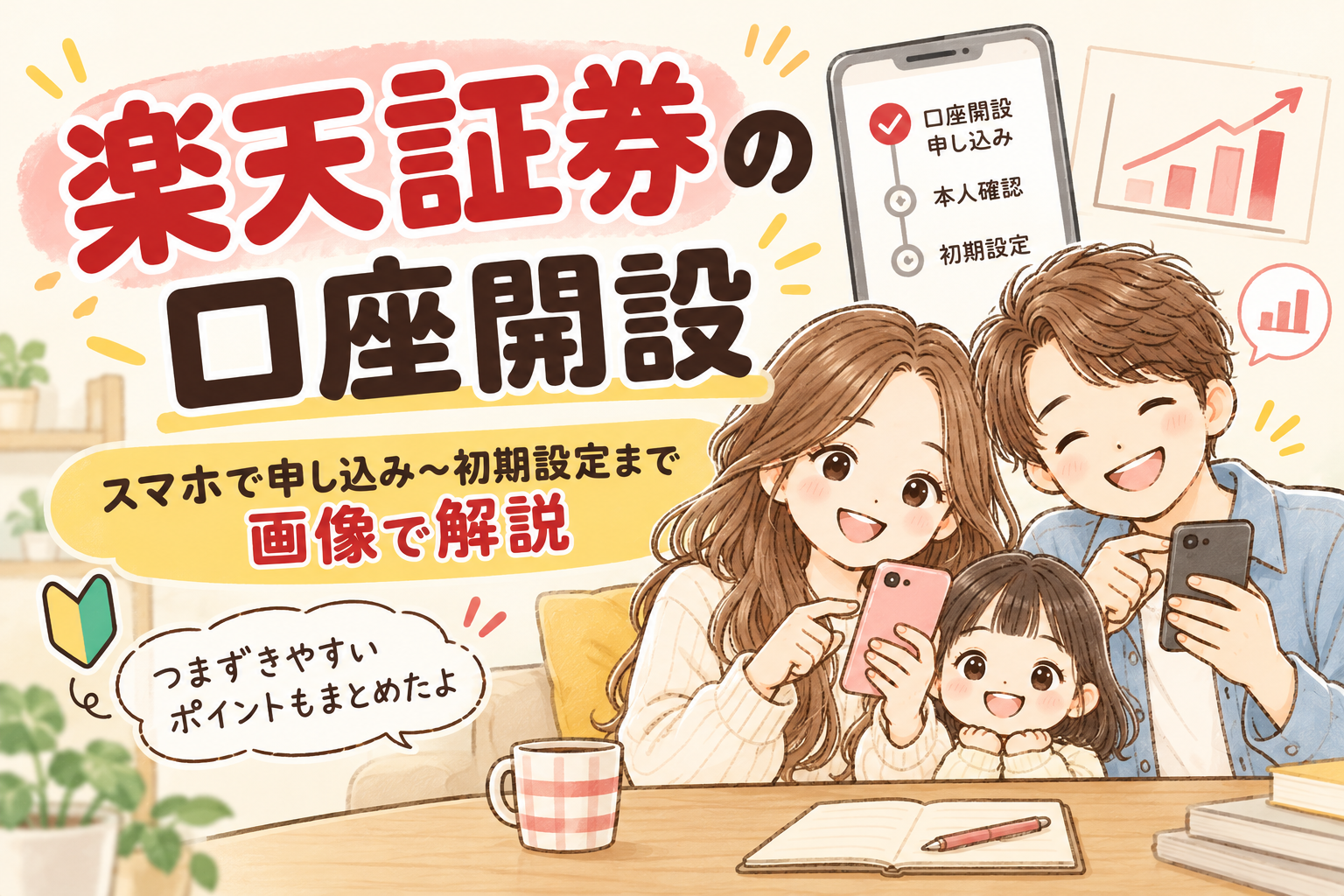 楽天証券の口座開設 スマホで申し込みから初期設定まで画像で解説